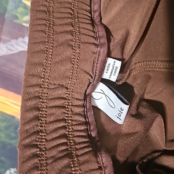 Joie Brown Pants Size Small Petite - Picture 3 of 8